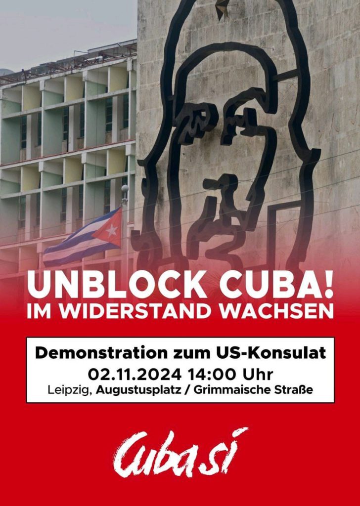 LEIPZIG: Unblock Cuba!