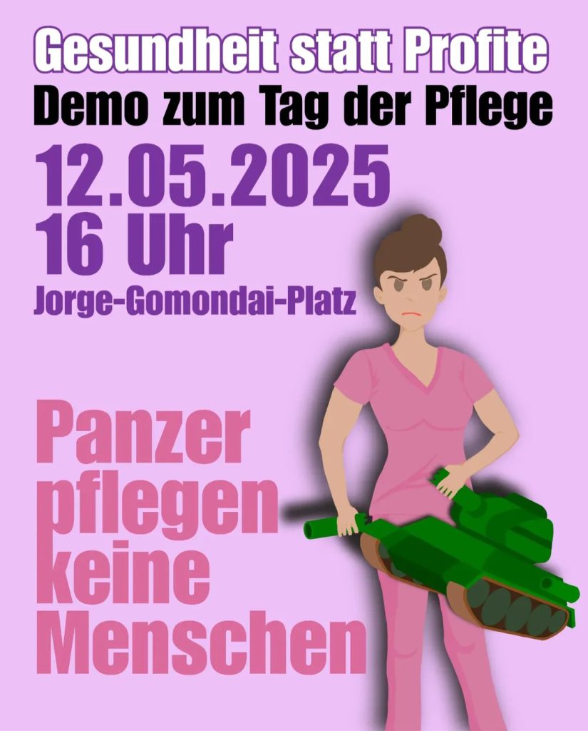 DRESDEN: Demonstration zum \"Tag der Pflege\"