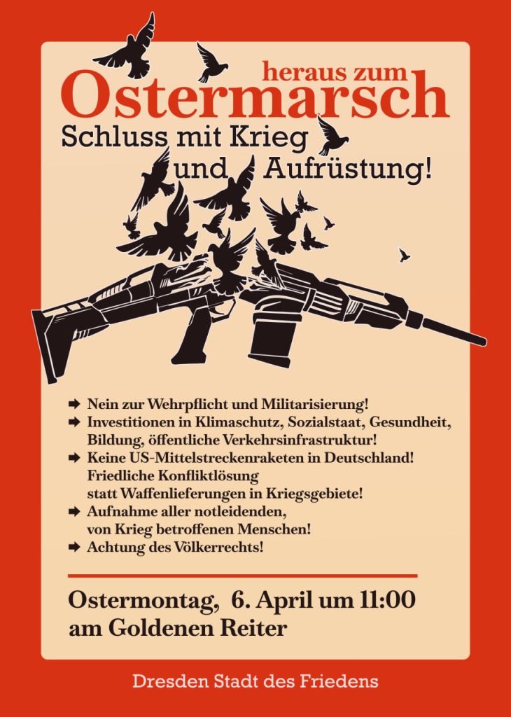 DRESDEN: Ostermarsch 2026