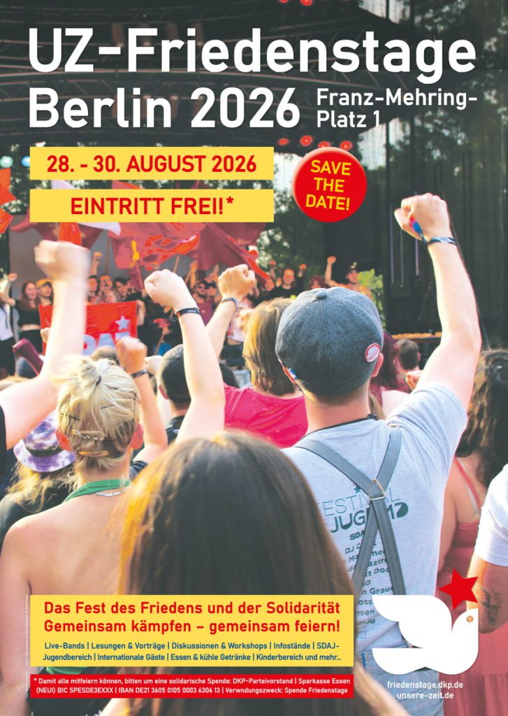 BERLIN: UZ-Friedenstage 2026 in Berlin!