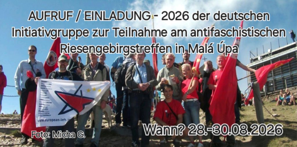 Riesengebirgstreffen in Malá Úpa vom 28.-29.08.2026